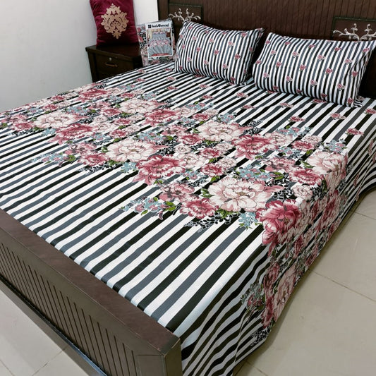 Gul Ahmed 3-Piece Bedsheet Set