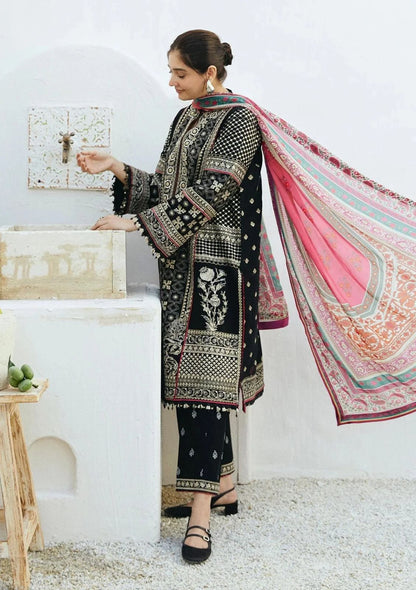 Zara Shahjahan - Coco Brand Dhanak Fully Embroidered Dress - 3 PC Unstitched